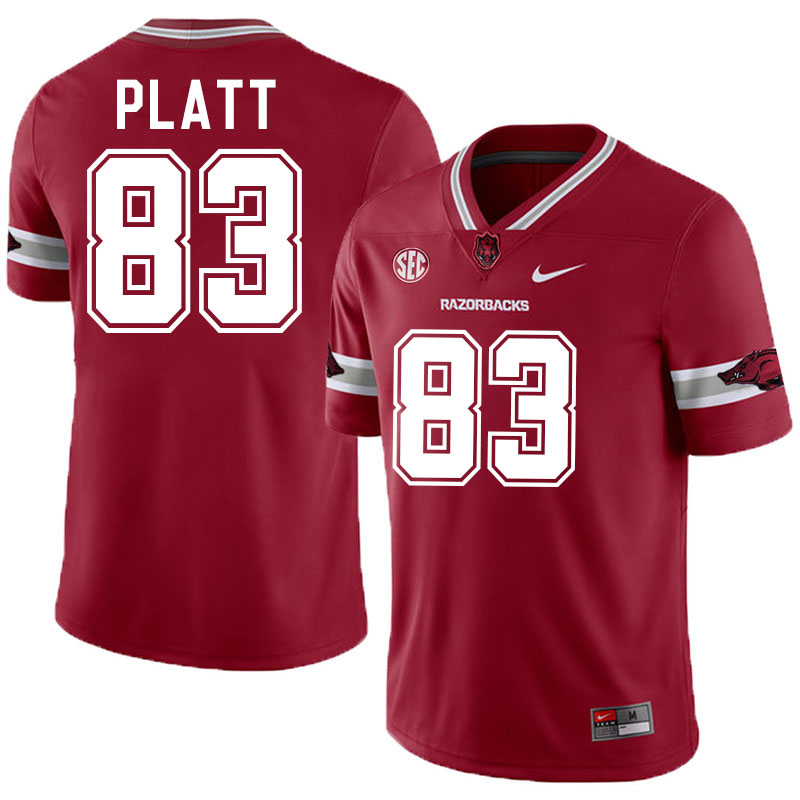 #83 Jaden Platt Arkansas Jersey,Arkansas Razorbacks College Football Jerseys Stitched-Alternate  #83 Jaden Platt Arkansas Jersey,Arkansas Razorbacks College Football Jerseys Stitched-Alternate